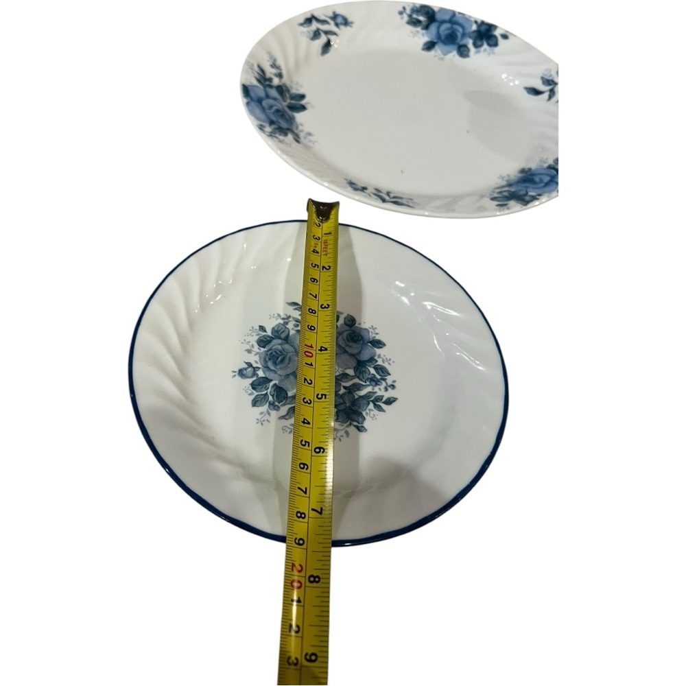VINTAGE CORELLE BLUE VELVET (BLUE ROSE) - Picture 13 of 16